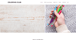 Desktop Screenshot of coloringclub.com